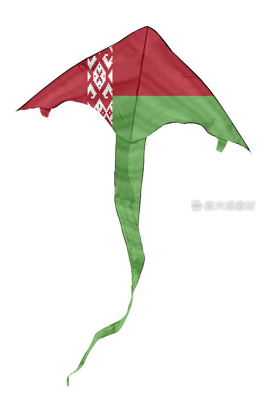 白俄罗斯国旗的风筝