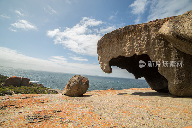 奇特的岩石，袋鼠岛，澳大利亚