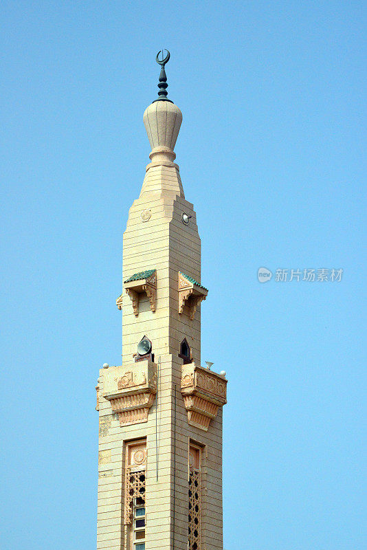 毛里塔尼亚努瓦克肖特的沙特清真寺尖塔