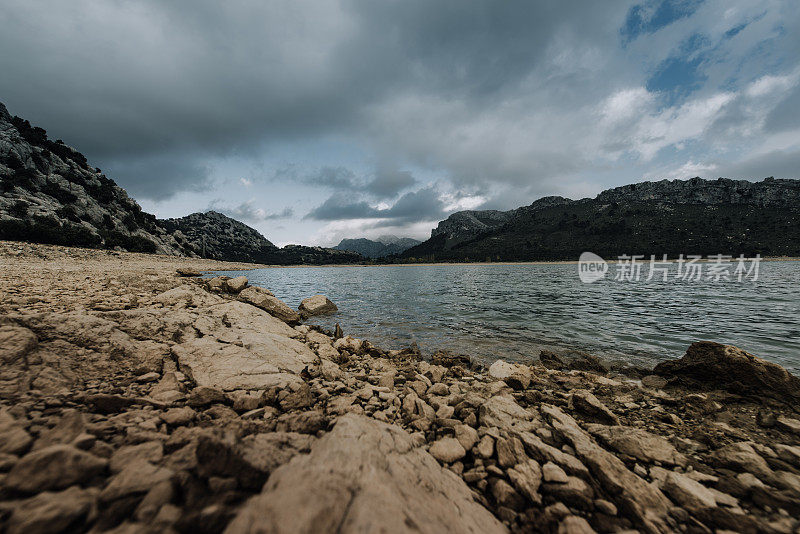 日落，西班牙马略卡岛