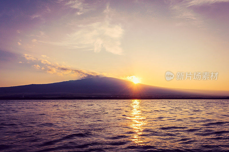 夕阳山夏威夷