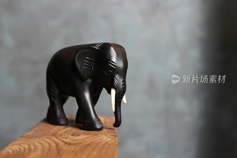 大象雕像。布朗大象雕像。象的象征。印度象