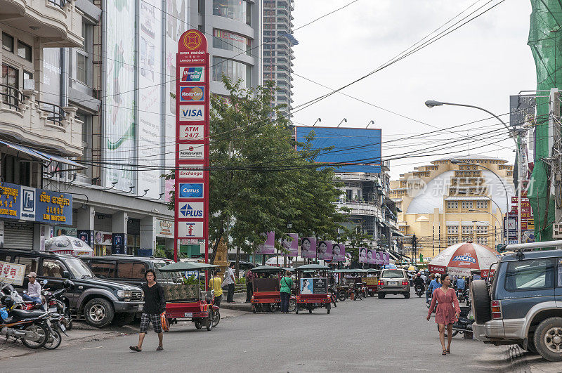 柬埔寨偷拍街景
