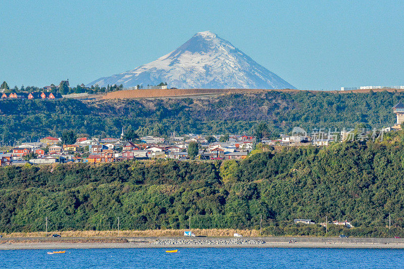 奥索尔诺火山，蒙特港，智利。