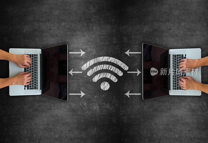 在黑板上连接wifi