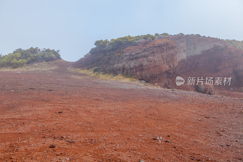 留尼旺岛的火山陆地