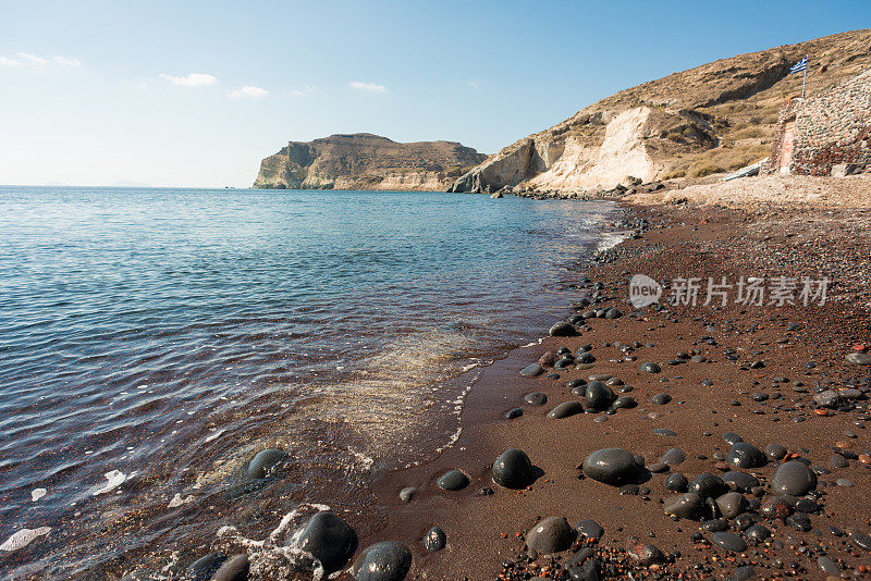 红海滩圣托里尼岛