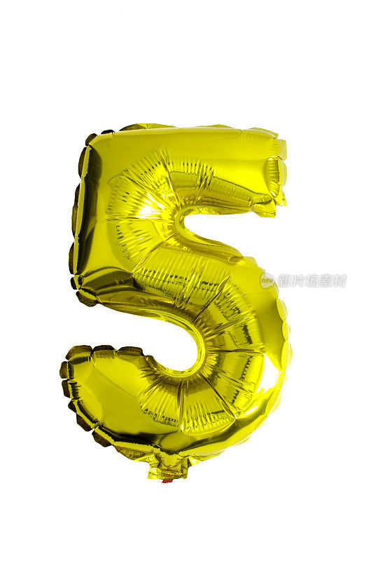 5号是用铝箔气球写的