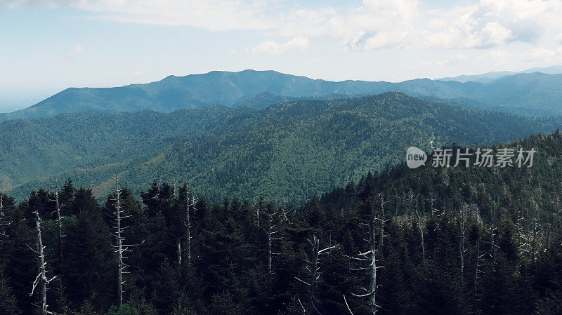 大烟山国家公园，田纳西州风景