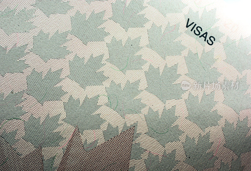 入境加拿大需在签证单上盖章