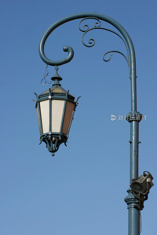 阿根廷布宜诺斯艾利斯的古董街灯