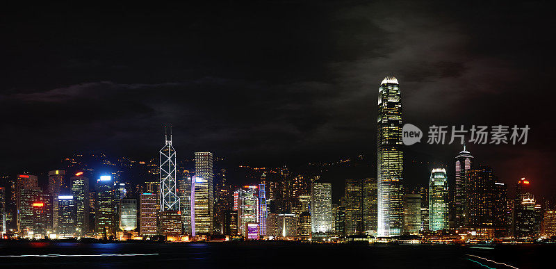 香港的夜景