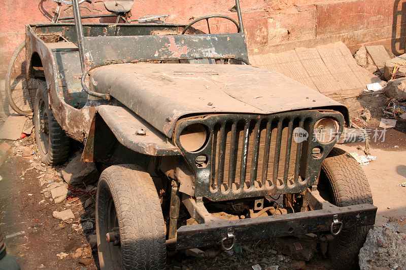 印度战争时期的吉普车