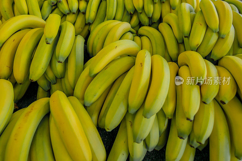 几乎成熟的香蕉