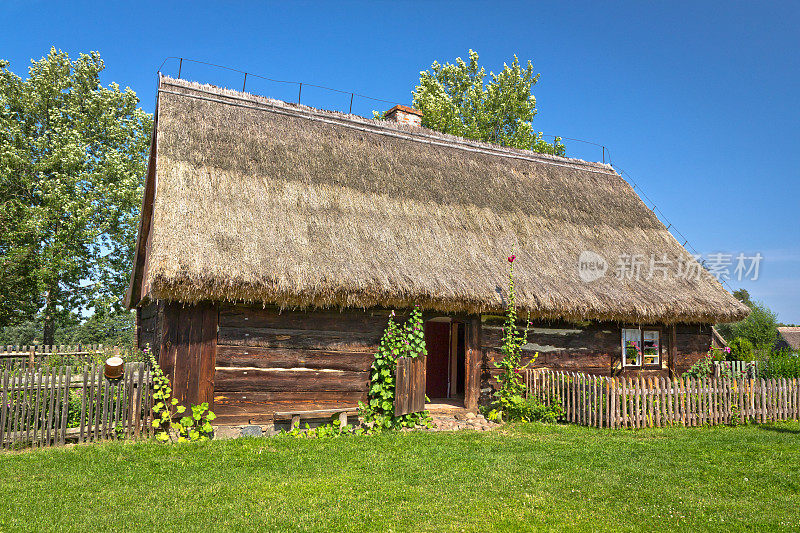 古老的小农舍，波兰的Wielkopolska