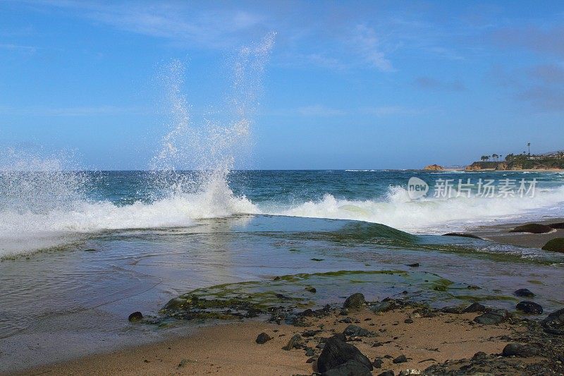 海洋飞溅