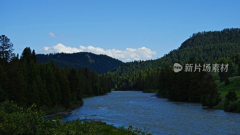 蒙大拿州的Flyfishing天堂