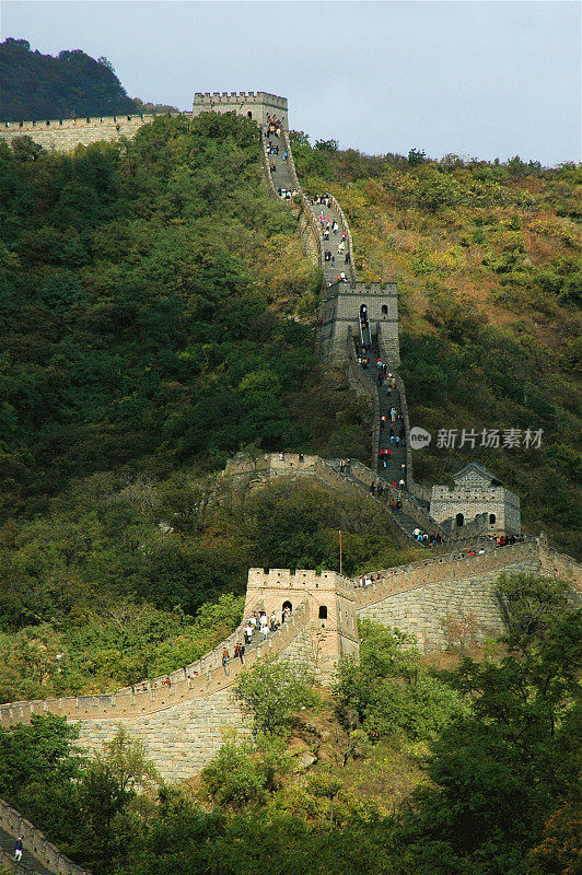 中国河北省慕田峪长城