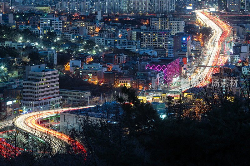 首尔的夜景