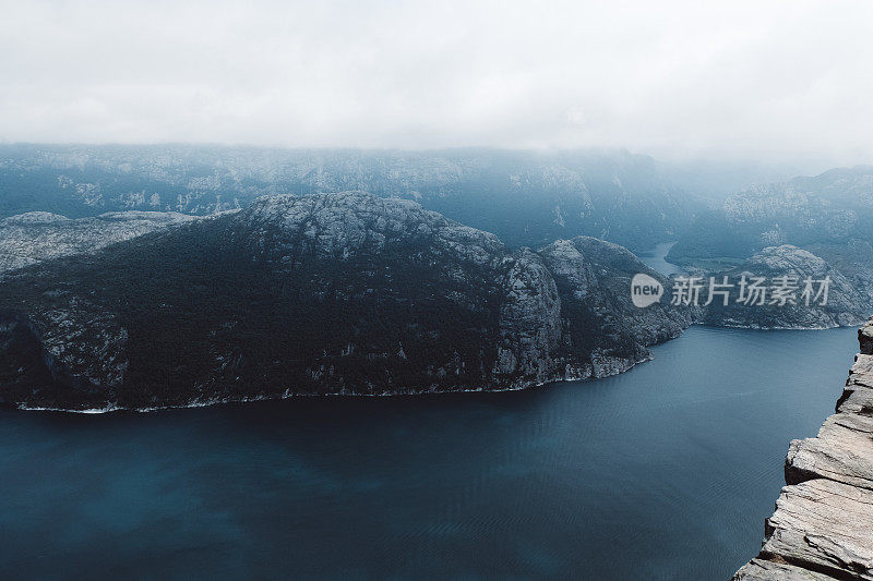 挪威风景和吕瑟峡湾