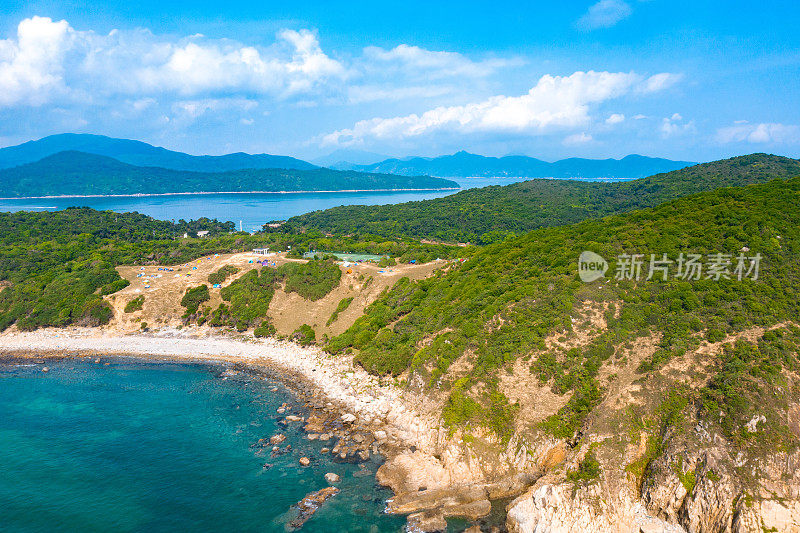 位于西贡的塔门或草岛海景