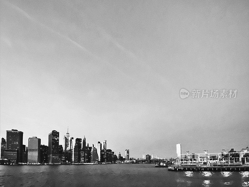 曼哈顿下城和布鲁克林大桥