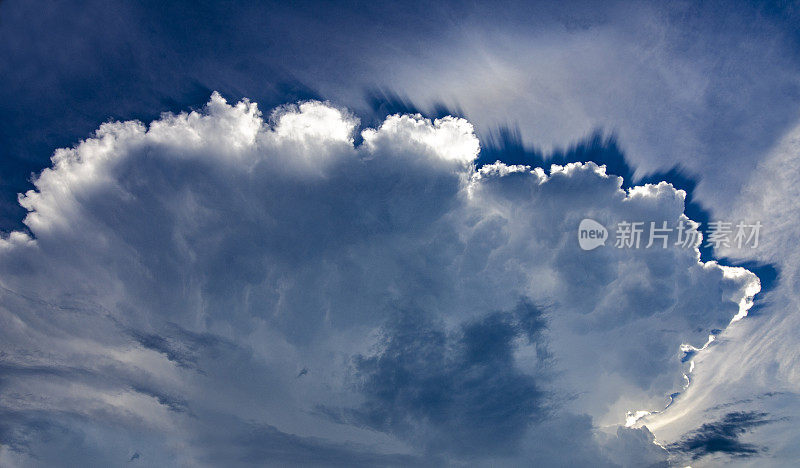 戏剧性的Cloudscape