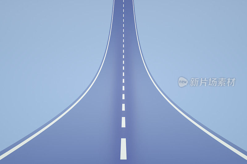 空旷的道路