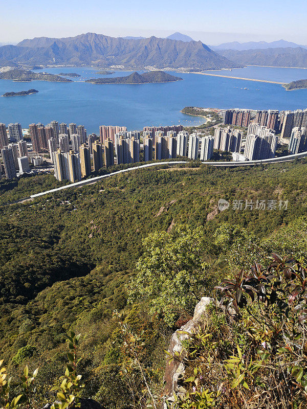 香港马鞍山镇全景