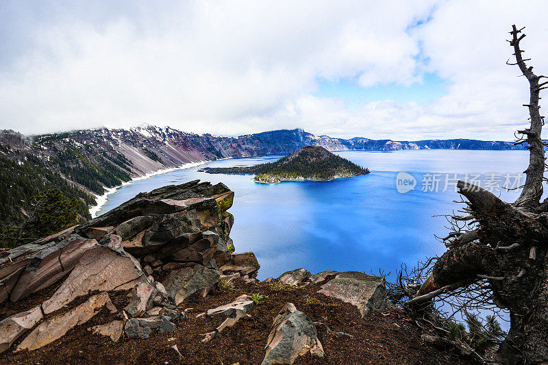 火山口湖,俄勒冈州