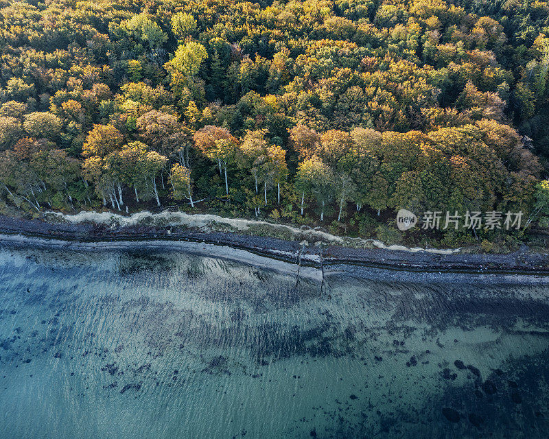 丹麦的海岸线