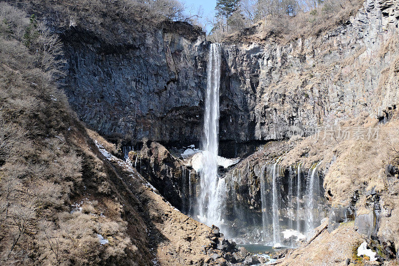 日本日光国家公园Kegon瀑布