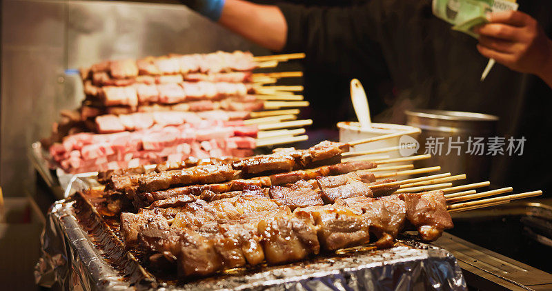 买韩国烤肉串