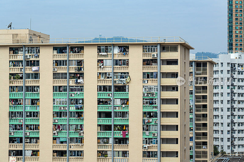 香港爱民邨的公共屋苑