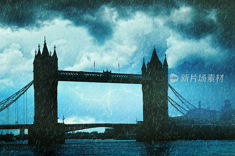 伦敦的暴风雨天气