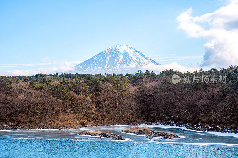 世界遗产日本富士山。