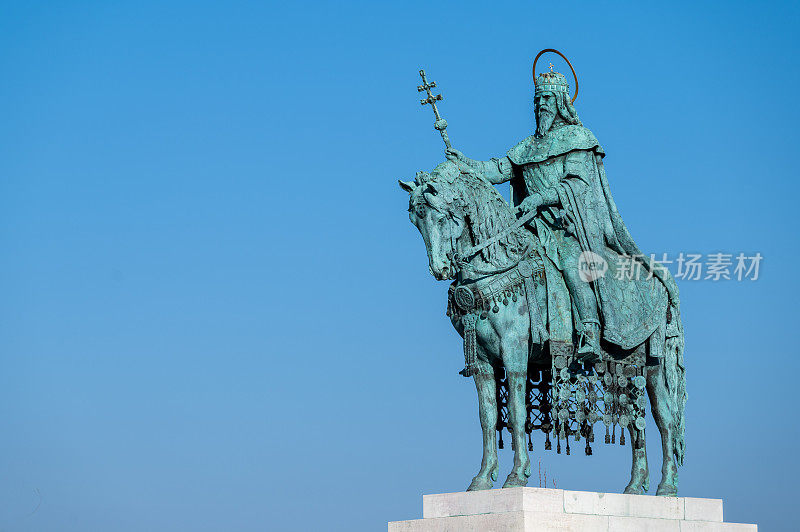 圣斯蒂芬雕像，渔人码头，布达佩斯，匈牙利