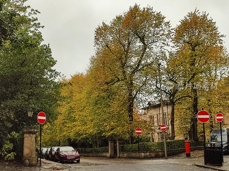 英国格拉斯哥的街景