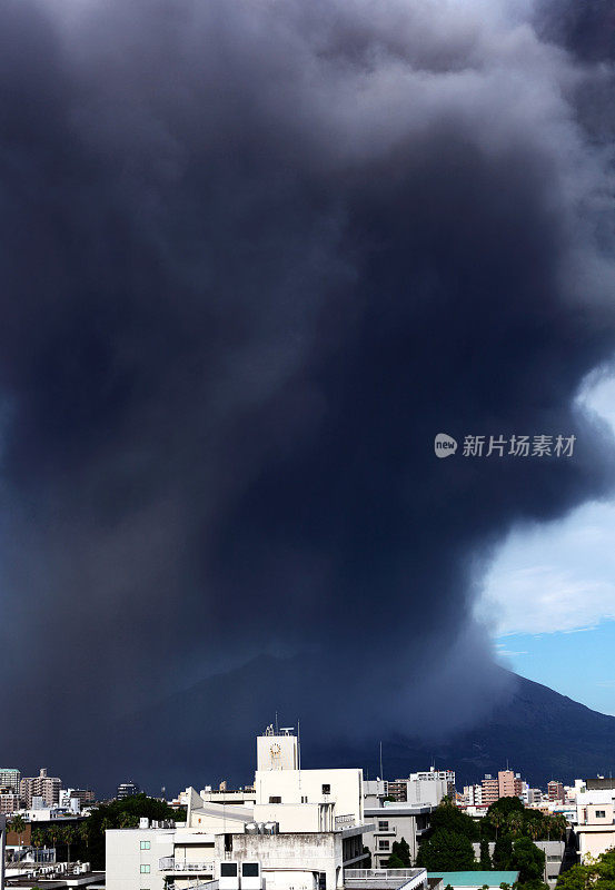 樱岛火山喷发