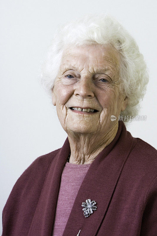 微笑的祖母