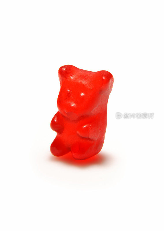 红色的橡皮熊