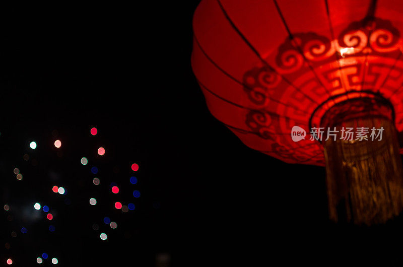 灯笼在中国春节