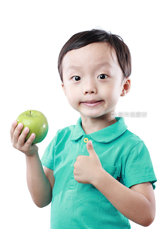 儿童和苹果
