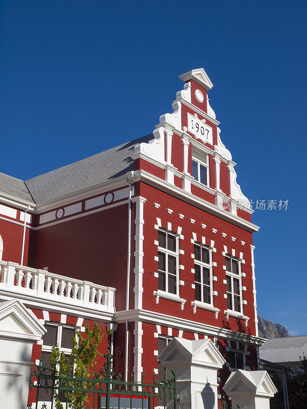 开普敦荷兰殖民风格建筑，Stellenbosch，南非