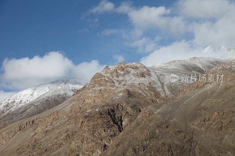 阿富汗瓦罕山谷的山区