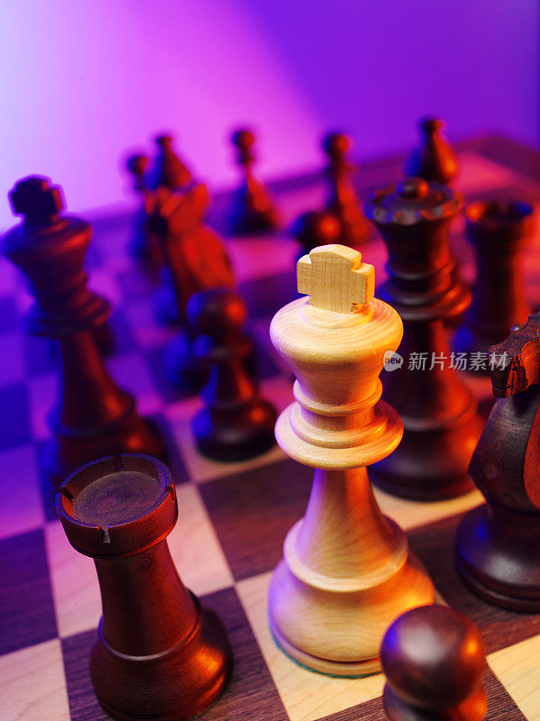 国际象棋王包围