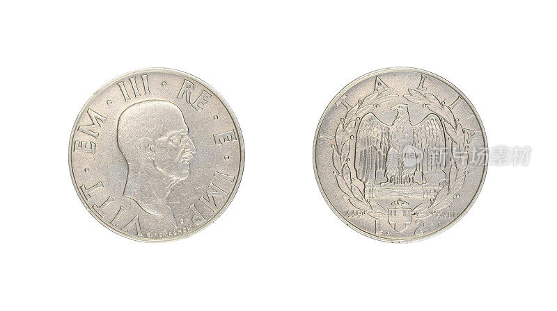 Two-Lire-Coin,意大利,1939年