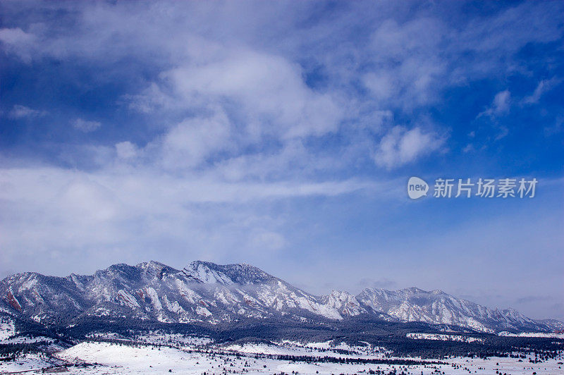 白雪皑皑的熨斗