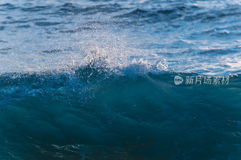 浪蓝色背景