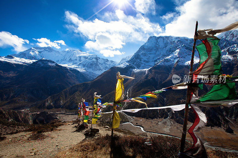 尼泊尔喜马拉雅山脉,